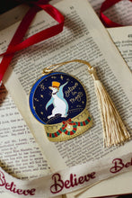 Load image into Gallery viewer, Penguin Magic Enamel Ornament
