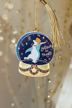 Load image into Gallery viewer, Penguin Magic Enamel Ornament

